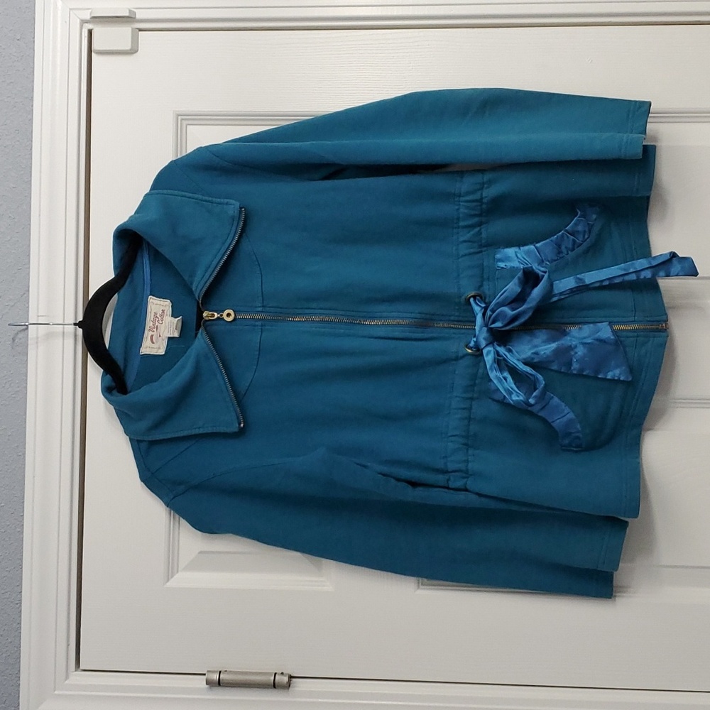 Vintage cotton zip jacket